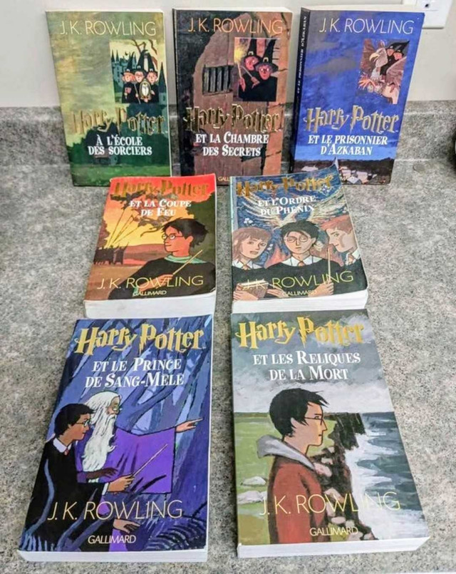 Harry Potter  Tome 1 a 7 Grand Format GallimardVintage dans Livres jeunesse et ados  à Laval/Rive Nord - Image 2