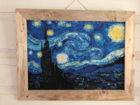 La nuit étoilée 1889 Van Gogh tableau pointe diamant 27 x 36