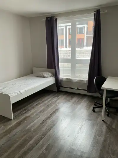 A cozy bedroom is available for rent starting anytime in March in a quiet apartment in Clayton Park,...