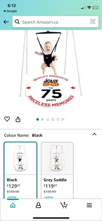 Jolly jumper with stand 