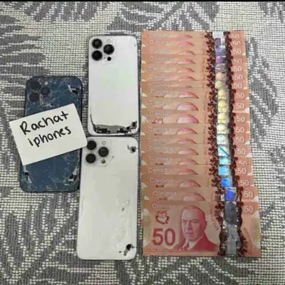 BUYING iPhones used/broken, View more