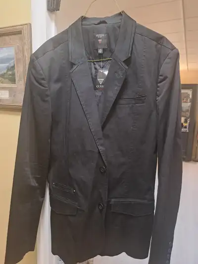 Guess Chromatic Blazer Jacket Black New With Tags Mens, View more