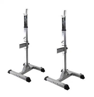 Great Lakes Free Standing Squat Stands Don’t have the space for a squat rack? The Great Lakes Squat...