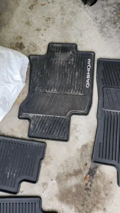 I have almost brand new winter tires size 215/65/ R16 and also Qashqai Winter Matts. $600 Tires and...