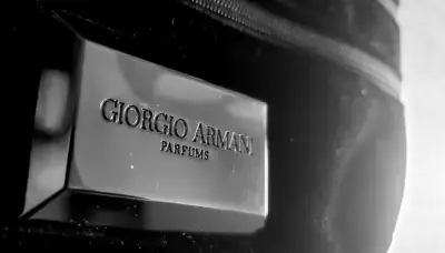 Black Velvet Authentic Genuine Designer Giorgio Armani Handbag, View more