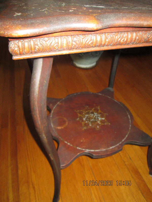 Antique Table, Wood in Other Tables in Kingston - Image 4