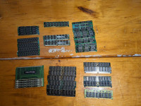 Various Old RAM / RAM Vintage Variée