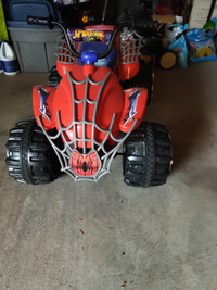 Kid Trax Marvel Spiderman ATV Ride On Toy 12 Volt Battery