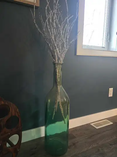 large bottle vase and branches, View more