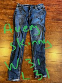 Women’s silver jeans