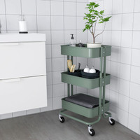 IKEA RÅSKOG Utility Cart Green