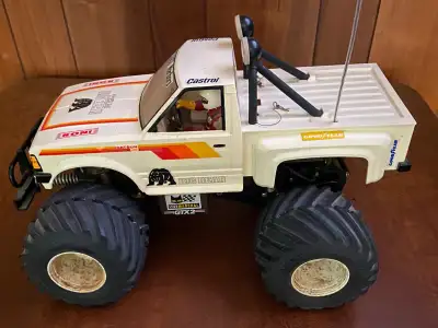 Original owner Marui Big Bear Datsun RC car. The differential needs attention (like many do). The dr...