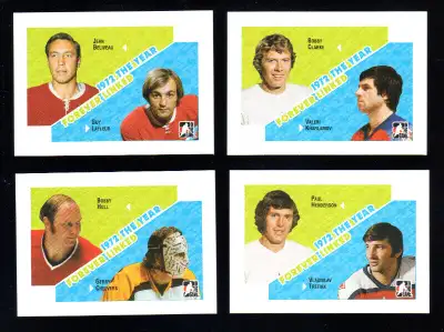 CARTE DE HOCKEY LAFLEUR,BELIVEAU,HULL,HENDERSON,TRETIAK,CLARKE++, View more
