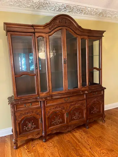 Two Piece Cabinet and Hutch, View more