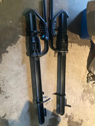 2 rooftop bike racks. In good condition and they work well! We no longer need them for our car.