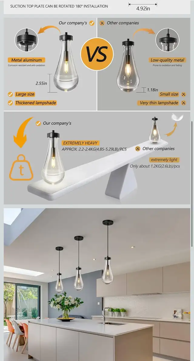 Pendant Light in Indoor Lighting & Fans in Mississauga / Peel Region - Image 2