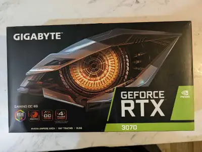 Gigabyte RTX 3070 OC Edition. 8gb VRAM., View more