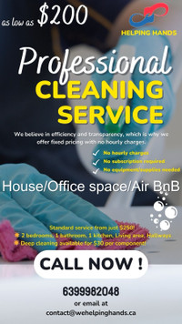Air BnB, House, Office Clean