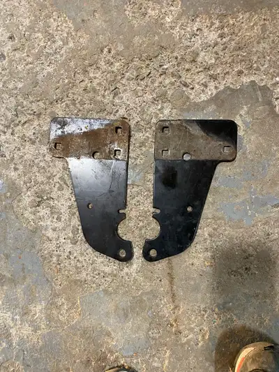 Craftsman Tractor front frame mounting brackets, View more