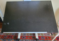 Drafting Table, metal frame, wood top