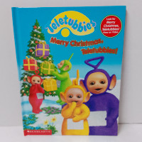 Vintage Teletubbies Hardcover Christmas Book 1999