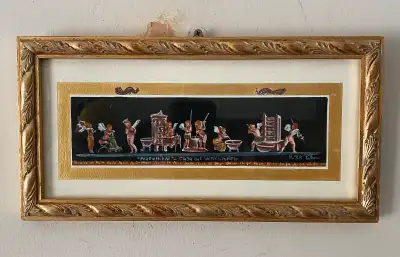 Vintage Gouache Watercol of Pompeii'Cherubs Making Medicine’., View more