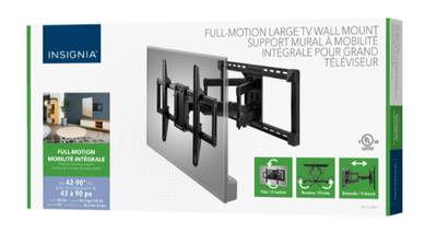 Insignia 42" – 90" Full Motion TV Wall Mount, View more