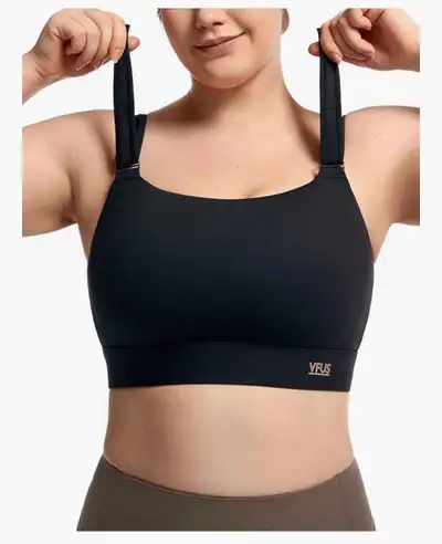 Brand New Medium-High Impact Full Support Adjustable Sports Bra, View more