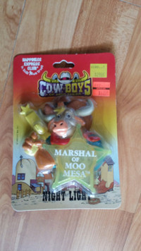 New Carded Cowboys Of Moo Mesa Night Light
