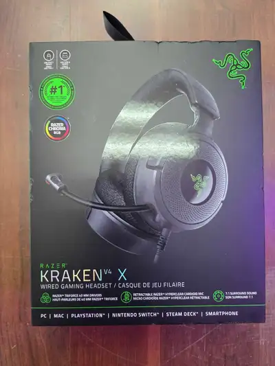 Razer Kraken V4 X Headset- BNIB, View more
