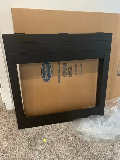 New 36in clean view surround for Kingsman fireplace. Price: Make an offer