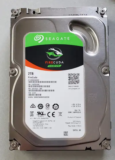 SEAGATE 2TB FIRECUDA HDD - USED - VERY GOOD, View more