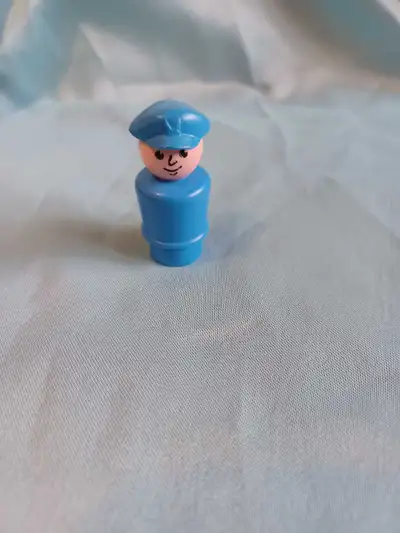 Vintage Fisher Price Little People Pilot figure toy. 2 inches tall. In good used condition $10 obo