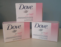 3 Dove Go Fresh Natural Revive w/ Pomegranate Lemon Beauty Bars