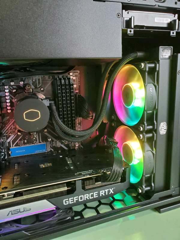 RTX Gaming PC (3700x/RTX 3060Ti/B450M/32GB/AIO/ARGB/WIFI&BT) Desktop