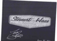 NASCAR TONY STEWART signed  SEASON iii  2011 / iv 2012 Gene Haas