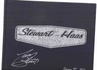 2 books, sold separately, BOTH SIGNED ..................................... Stewart-Haas Racing SEAS...