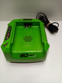 Green Works PRO - 80V - Lithium-Ion Max Rapid Battery Charger