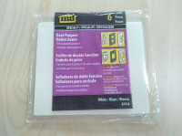 M-D White Foam Wall Plate Sealers 6 pack