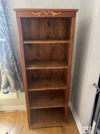 Solid wood bookshelf 