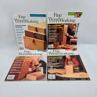 Tauton’s Fine Woodworking Magazine Lot October 2005 April August October 2011 Lot Of 4 Read You Have...