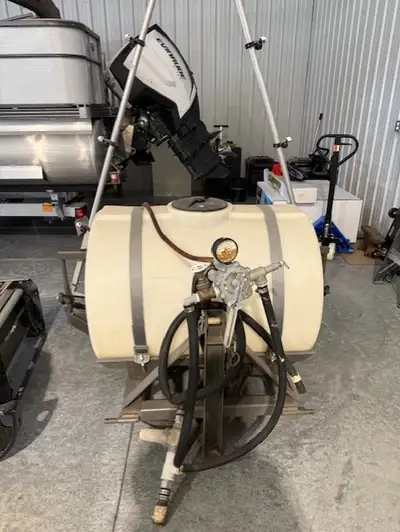 400 liter tank with 20 ft boom 3 point hitch hand wand sprayer includes pump