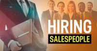 Hiring Sales persons with benefits