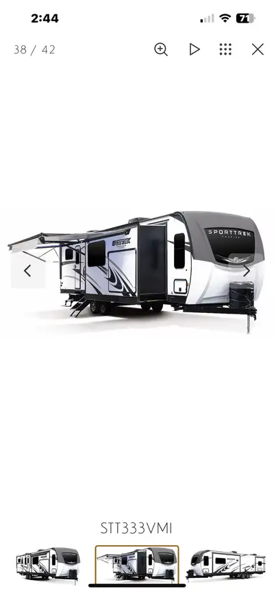 2022 Sporttrek. Immaculately maintained. No pets, no kids, non smoking couple. Original owner. Outsi...