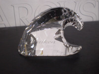 Swarovski Crystal Figurine-" SCS Paikea Whale Title Plaque "-