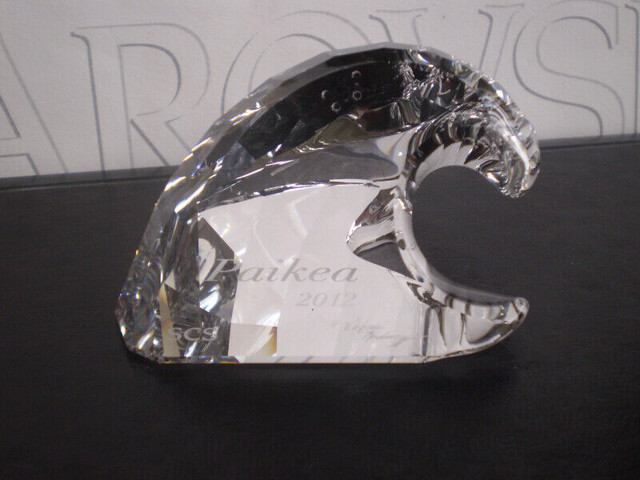 Swarovski Crystal Figurine-" SCS Paikea Whale Title Plaque "- in Arts & Collectibles in Kitchener / Waterloo