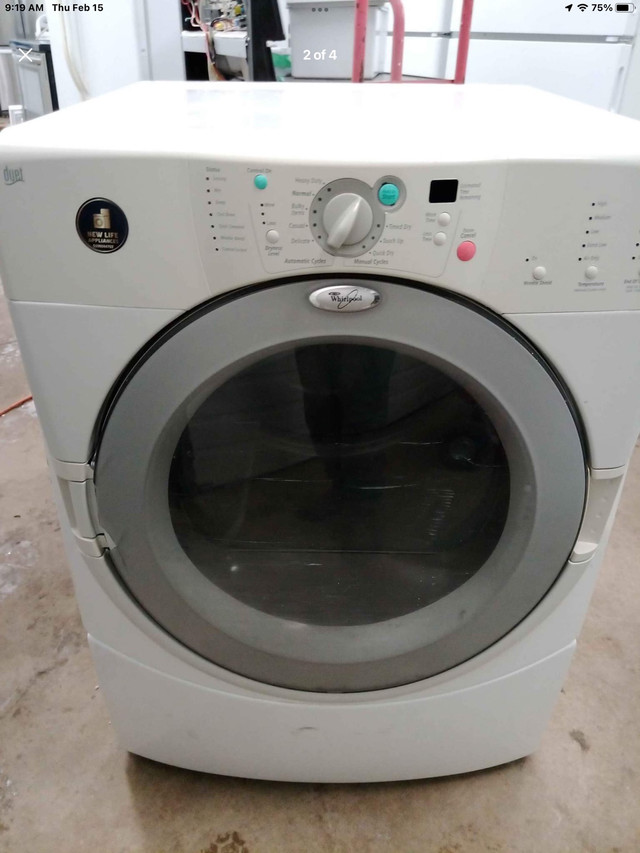 Whirlpool electric    dryer 100% working in Washers & Dryers in Kitchener / Waterloo - Image 2