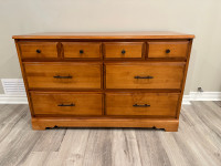 Roxton Dresser with Removable Mirror - solid maple