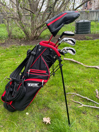 Youth golf clubs - left handed, graphite