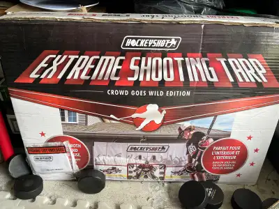Hockey shot shooting tarp brand new in box., View more